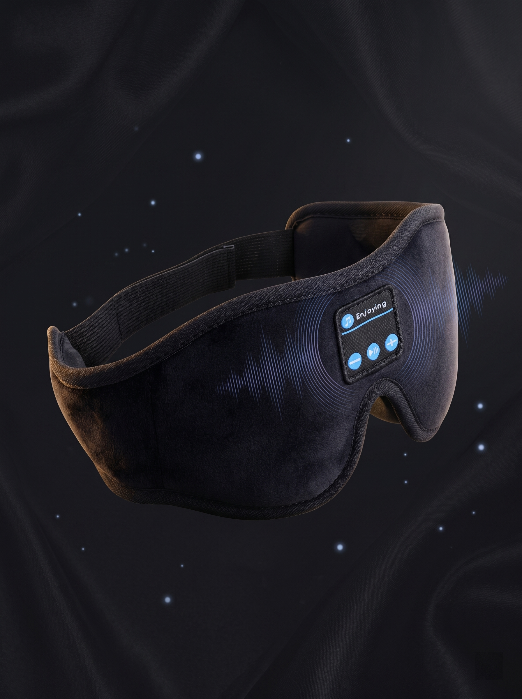 Bluetooth Sleep Mask Headphones-3D Blackout Eye Mask with Built-in Speakers